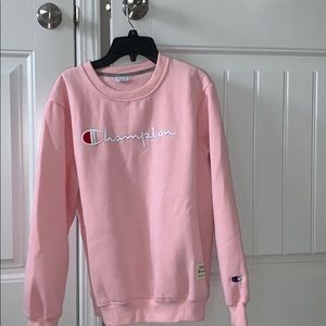 Pink champion sweatshirt